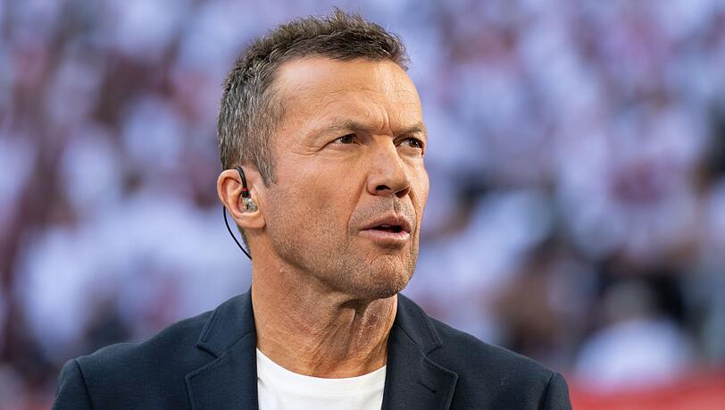 Lothar Matthäus, TV-Experte, kommt vor einem Spiel in das Stadion.