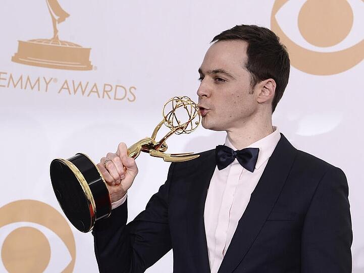 Jim Parsons bei der Emmy-Verleihung 2013