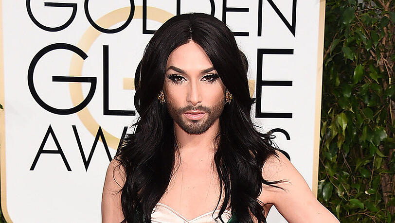 Conchita Wurst bei den diesjährigen Golden Globes Conchita Wurst bei den diesjährigen Golden Globes