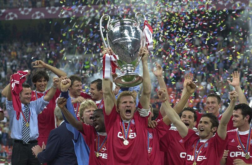Sieg in der Champions League 2001: in den KO-Spielen zuvor gab es zwei 1:0 Hinspielsiege.