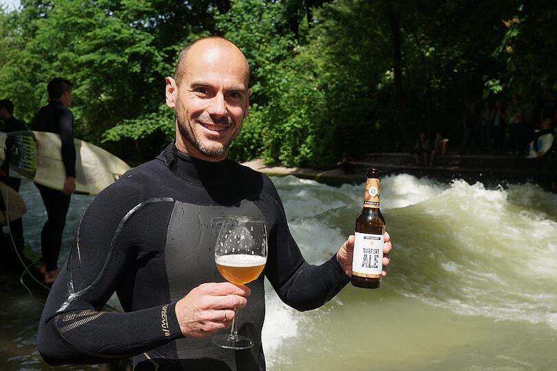 Hopfmeister und Surfer von ganzem Herzen: Marc Gallo hat dazu passendes Bier entwickelt.
