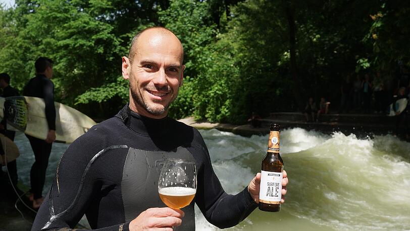 Hopfmeister und Surfer von ganzem Herzen: Marc Gallo hat dazu passendes Bier entwickelt. Hopfmeister und Surfer von ganzem Herzen: Marc Gallo hat dazu passendes Bier entwickelt.