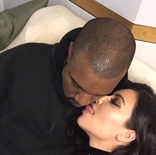 Kim Kardashian mit Ehemann Kanye West