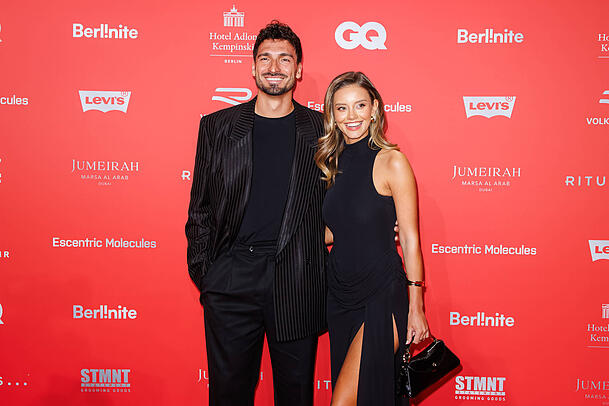 Mats Hummels und seine Freundin Nicola Cavanis im Rahmen der "GQ Men of the Year Awards" 2025.