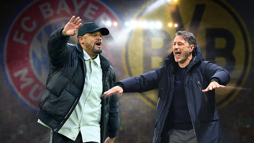 Das Meisterduell am Samstag: Vincent Kompany (l.) gegen Niko Kovac.
