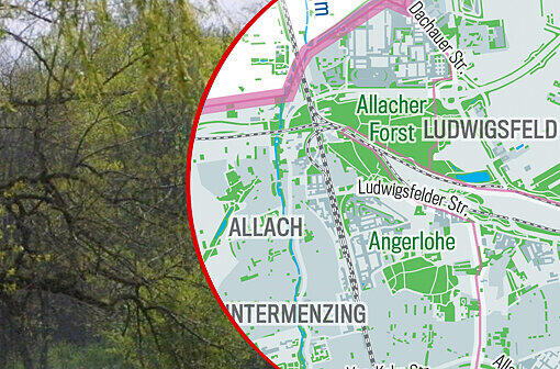 Viel Grün zwischen Grau: Die Bilderstrecke zeigt, wo es in München Parks, Grün- und Erholungsflächen gibt &ndash; und wo Wasser.