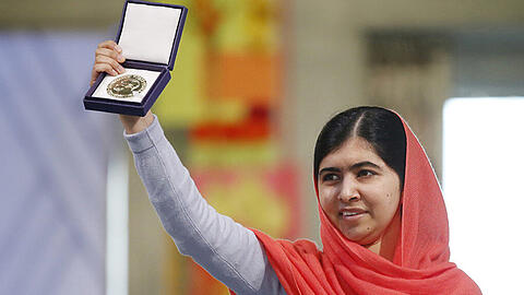 Überraschend weit vorne in der Rangliste: Friedensnobelpreisträgerin Malala Yousafzai.