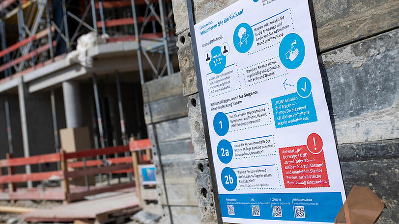Aktuelle Bilder von der Baustelle des neuen Strafjustizzentrums in München.