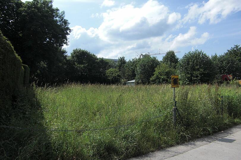 Ungenutzt: das Grundstück in der Kirchmairstraße.