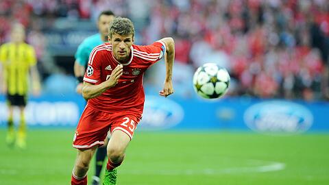 Immer am Anschlag: Bayern-Star Thomas Müller.