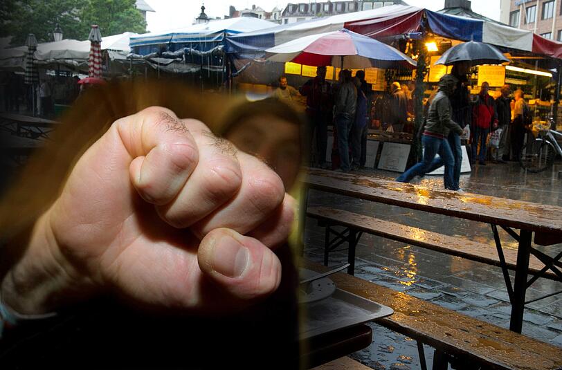 Ein deutsch-türkisches Paar wurde von vier Angreifern auf dem Viktualienmarkt geschlagen. (Symbolbild)