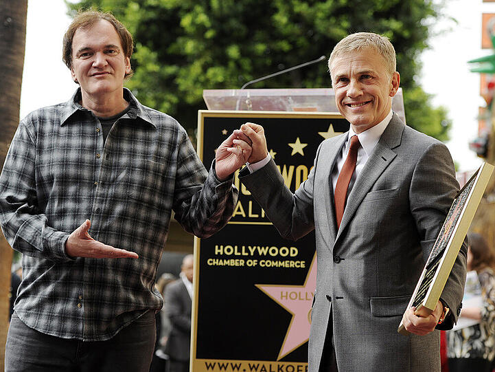 Ein Erfolgsduo: Quentin Tarantino (l.) und Christoph Waltz