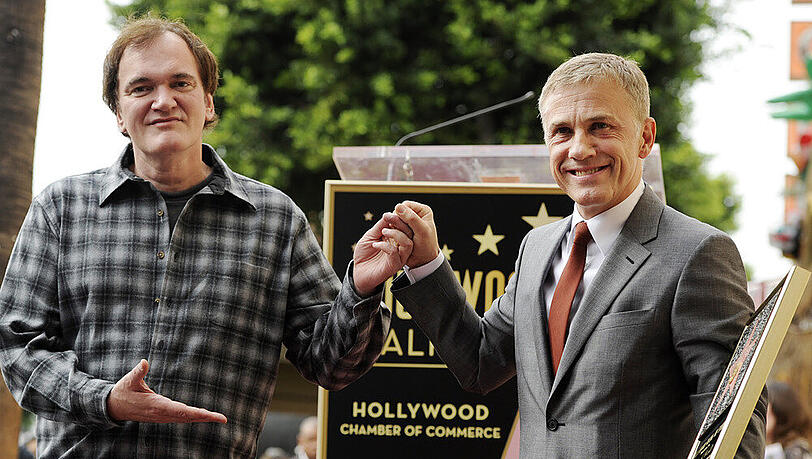 Ein Erfolgsduo: Quentin Tarantino (l.) und Christoph Waltz Ein Erfolgsduo: Quentin Tarantino (l.) und Christoph Waltz