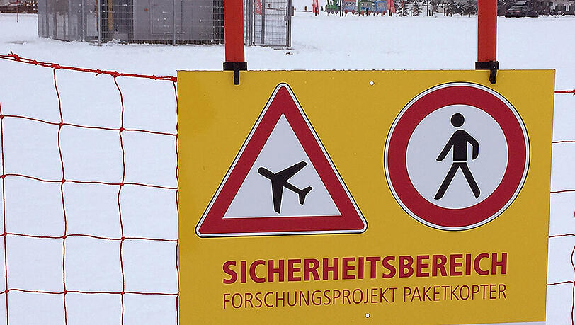 Die Paketkopter-Station in Reit im Winkl