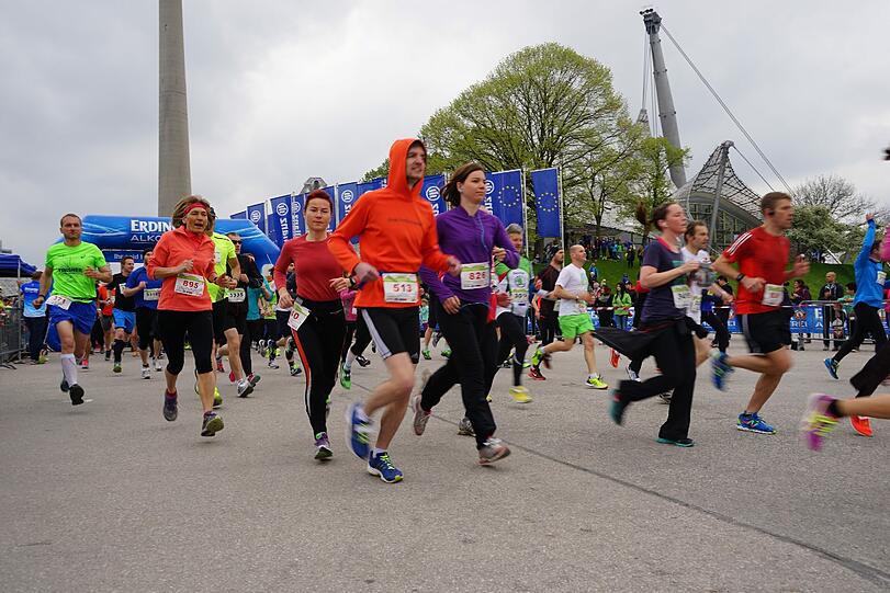 Bereits zum 12. Mal fand der Halbmarathon im Olympiapark statt. Die Bilder.