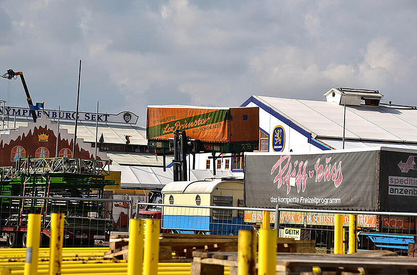 Nichtmal mehr einen Monat warten, dann ist es wieder soweit: Neue Bilder vom Wiesn-Aufbau.