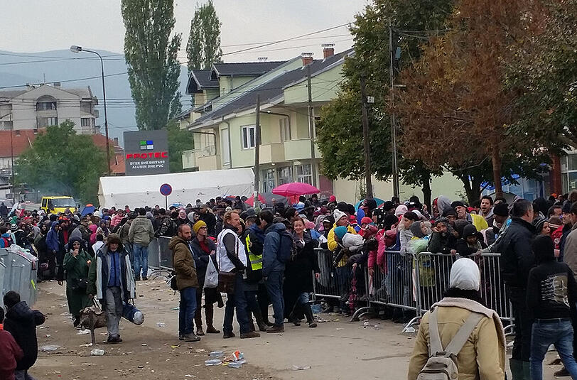 Die Deutschen sehen den Flüchtlingszustrom mit Skepsis.