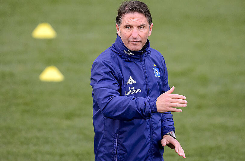 Vom Retter zum Hoffnungsträger zum Buhmann: HSV-Trainer Bruno Labbadia.