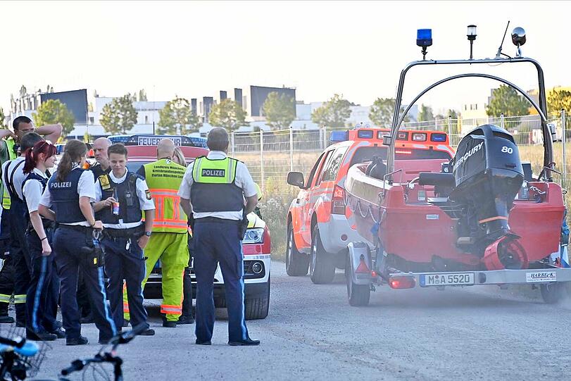 Badeunfall am Heimstettener See &ndash; zwei M&auml;dchen schwer verletzt.