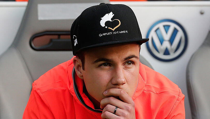 Mario Götze war beim Pokalsieg der Bayern verletzungsbedingt nicht im Einsatz. Mario Götze war beim Pokalsieg der Bayern verletzungsbedingt nicht im Einsatz.