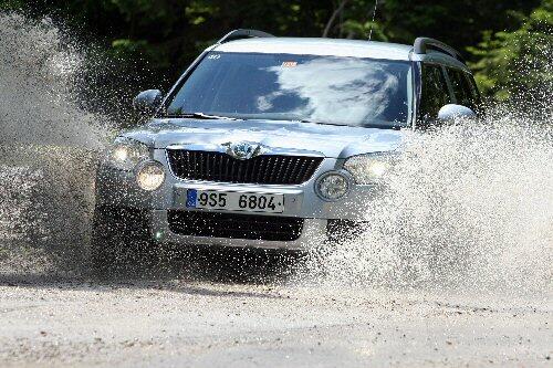 Skoda Yeti in seinem Element
