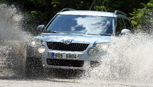 Skoda Yeti in seinem Element Skoda Yeti in seinem Element