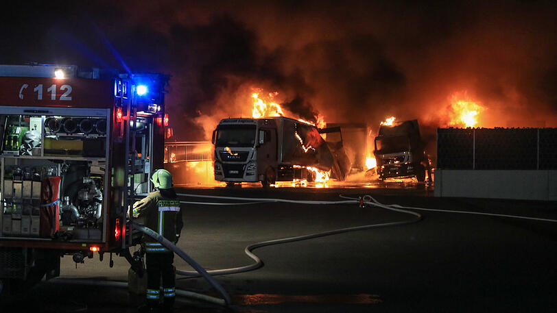 Die Feuerwehr konnte die Flammen löschen...