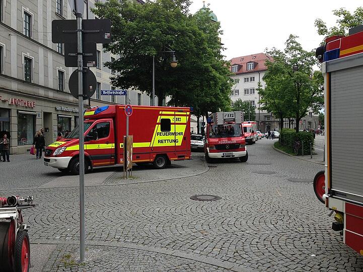 Schon wieder ein Großeinsatz in Haidhausen. Die Bilder vom Einsatzort.