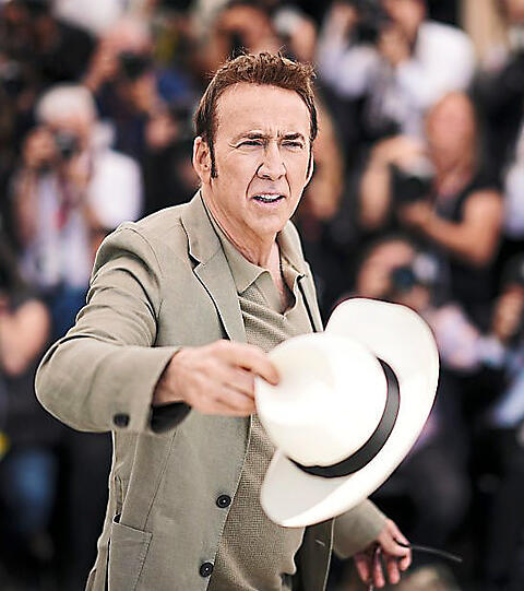 Hier nicht furchteinflößend: Nicolas Cage dieses Jahr in Cannes.  Foto: Daniel Cole/Invision/dpa