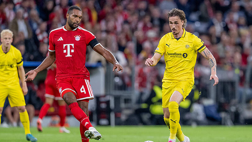 In der Innenverteidigung neben Dayot Upamecano: Jonathan Tah. In der Innenverteidigung neben Dayot Upamecano: Jonathan Tah.