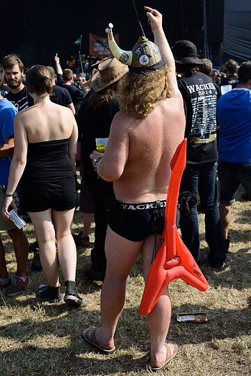 Treffpunkt für Metalfans aus der ganzen Welt: Das Wacken Open Air. Sehen Sie hier weitere Bilder vom Wacken 2014!
