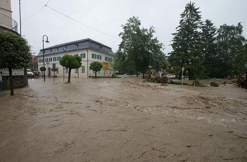 Das Hochwasser in Simbach im Landkreis Rottal-Inn.