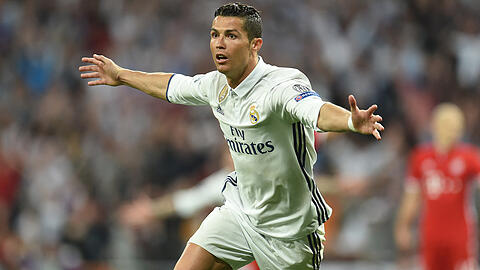 Erzielte in den beiden Champions-League-Spielen gegen den FC Bayern fünf der sechs Tore für Real Madrid: Cristiano Ronaldo.