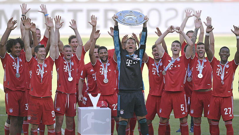 Für die 31. Meisterschaft winkt den Bayern der fünfte Meisterstern.