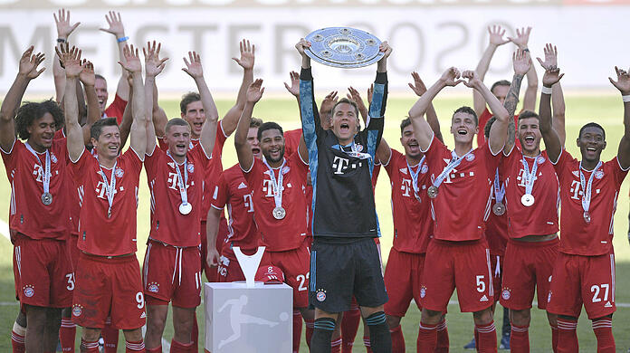 Für die 31. Meisterschaft winkt den Bayern der fünfte Meisterstern.