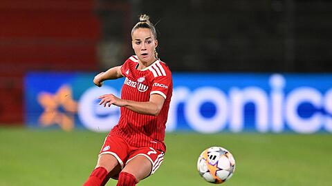Giulia Gwinn musste gegen Frankfurt ausgewechselt werden. (Archivbild)