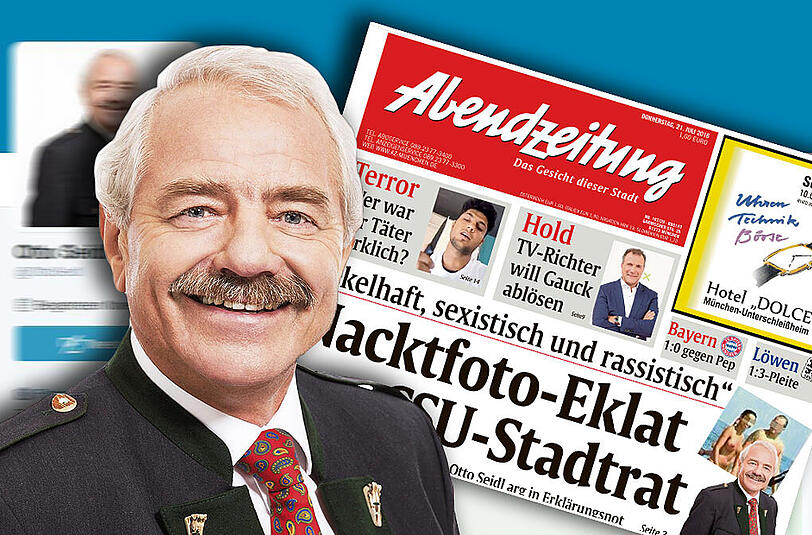 "Nacktfoto-Eklat um CSU-Stadtrat": Die Schlagzeile der AZ-Donnerstagsausgabe.