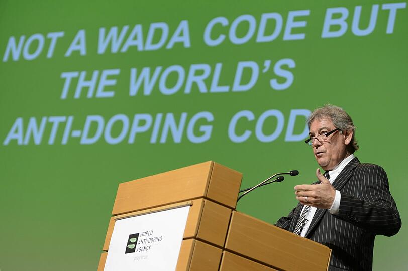 David Howman, ehemaliger Generaldirektor der WADA, auf dem WADA Anti-Doping-Symposium in Lausanne im März 2016.