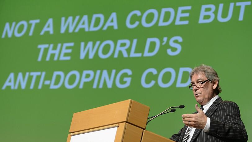 David Howman, ehemaliger Generaldirektor der WADA, auf dem WADA Anti-Doping-Symposium in Lausanne im März 2016. David Howman, ehemaliger Generaldirektor der WADA, auf dem WADA Anti-Doping-Symposium in Lausanne im März 2016.