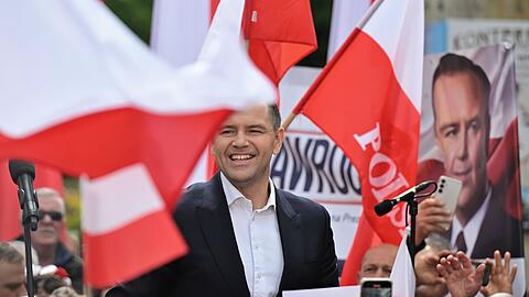 Der parteilose Historiker Karol Nawrocki wird von der nationalkonservativen PiS unterstützt. (Archivbild)