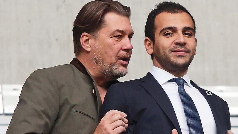 Gerhard Mayrhofer (l) und Noor Basha. Gerhard Mayrhofer (l) und Noor Basha.