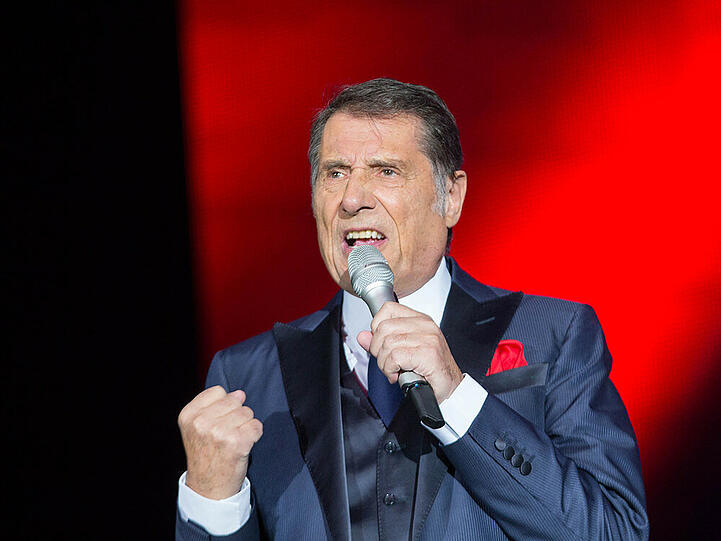 Udo Jürgens bei einem seiner letzten Konzerte im Dezember 2014