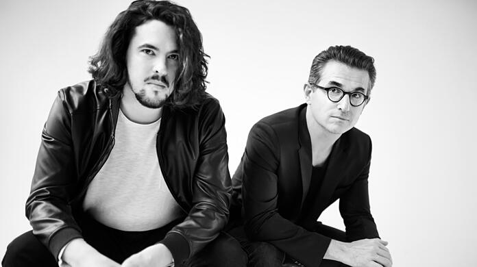 Andrè Schuen (links) und der Pianist Daniel Heide.