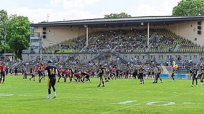 Het Dante Stadion, thuisbasis van de voetballer van Cowboys en Rangers – en kaal van Türkgücü?