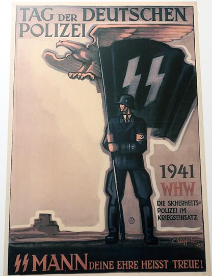 &bdquo;Die Münchner Polizei und der Nationalsozialismus&ldquo;: Bilder der Ausstellung im Polizeipräsidium München.