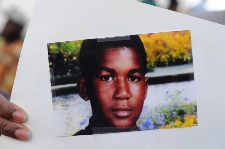 Trayvon Martin wurde von einer Kugel in der Brust getroffen und starb.