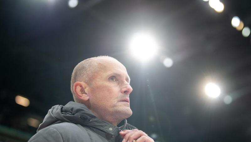 Trainer Heiko Herrlich von Augsburg. Trainer Heiko Herrlich von Augsburg.