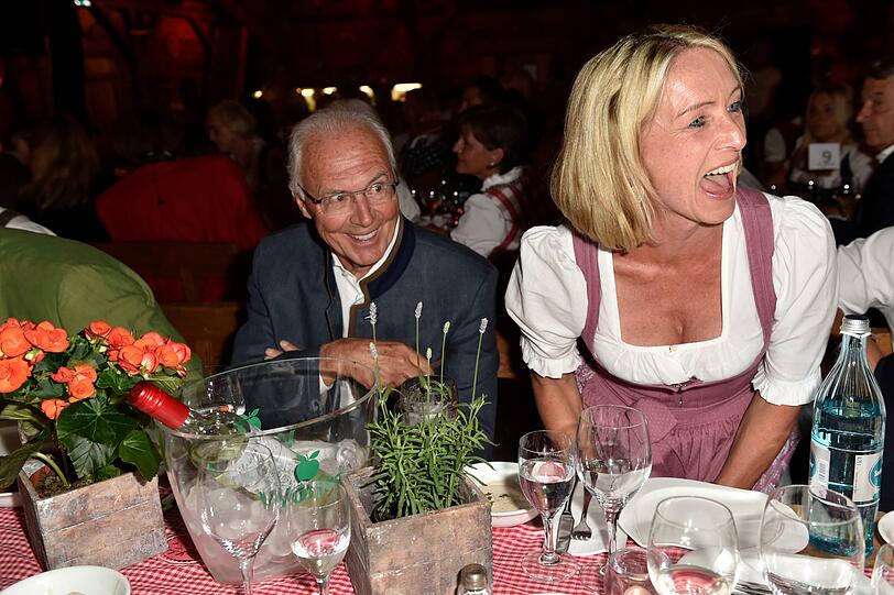 Franz Beckenbauer und Frau Heidi