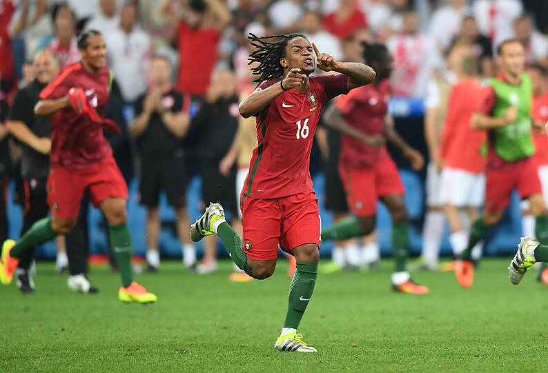 Renato Sanches legt im EM-Viertelfinalspiel gegen Polen eine Glanzleistung hin.