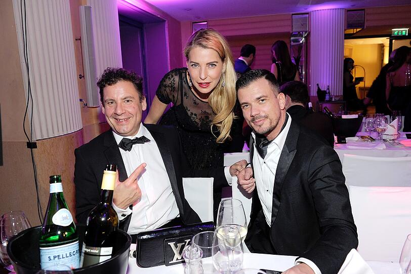 Andreas Meister, Giulia Siegel und Freund Ludwig Heer